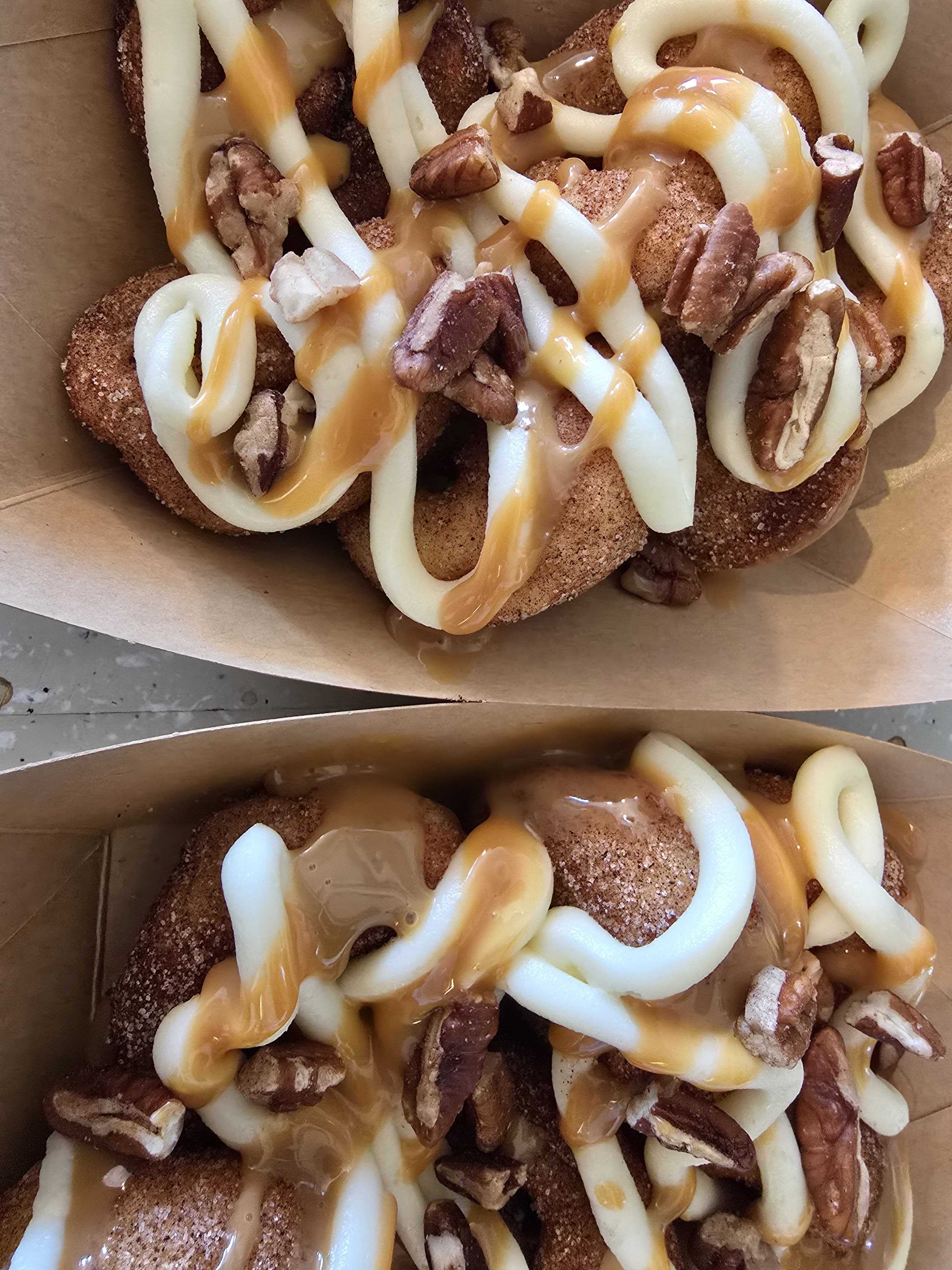 Cookies and cream mini donuts